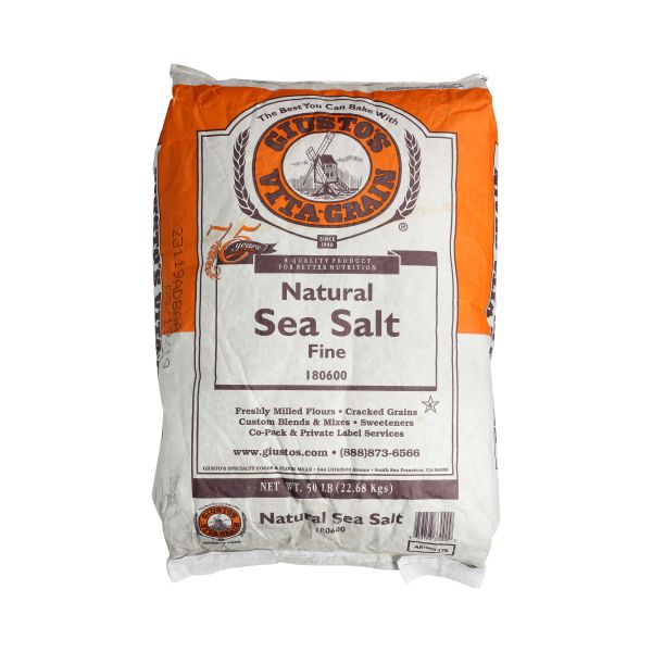 GIUSTOS: Sea Salt Fine, 50 lb