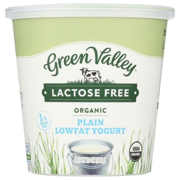 GREEN VALLEY CREAMERY: Organic Plain Lowfat Yogurt, 24 oz