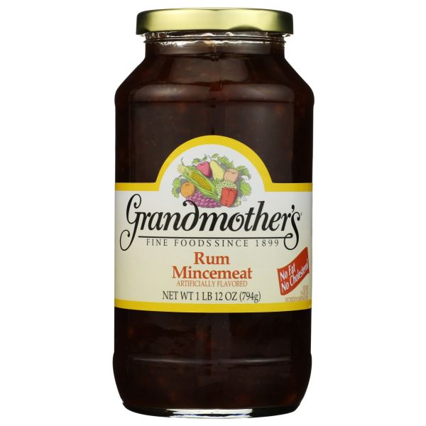 GRANDMOTHERS: Rum Mincemeat, 28 oz