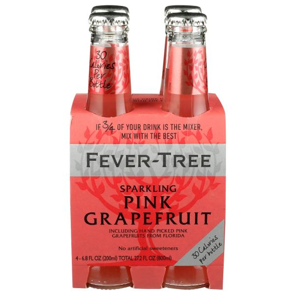 FEVER TREE: Sparkling Pink Grapefruit, 27.2 fo