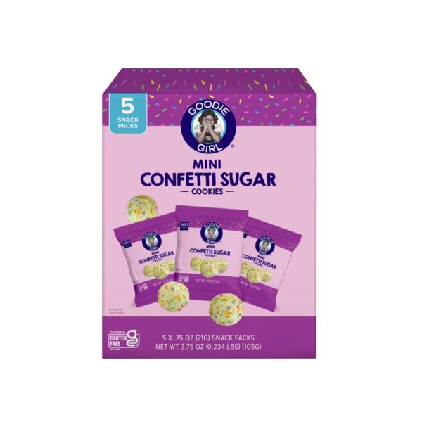 GOODIE GIRL: Mini Confetti Sugar Cookies, 3.75 oz