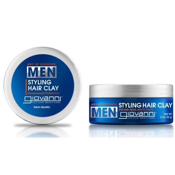 GIOVANNI COSMETICS: Men Styling Hair Clay, 2 oz