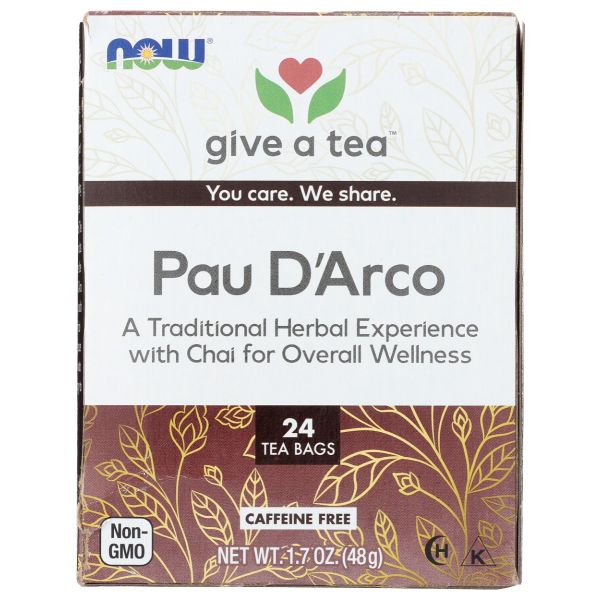 NOW GIVE A TEA: Pau D Arco Tea, 24 bg