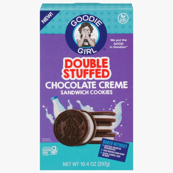 GOODIE GIRL: Double Stuffed Chocolate Creme Sandwich Cookies, 10.4 oz