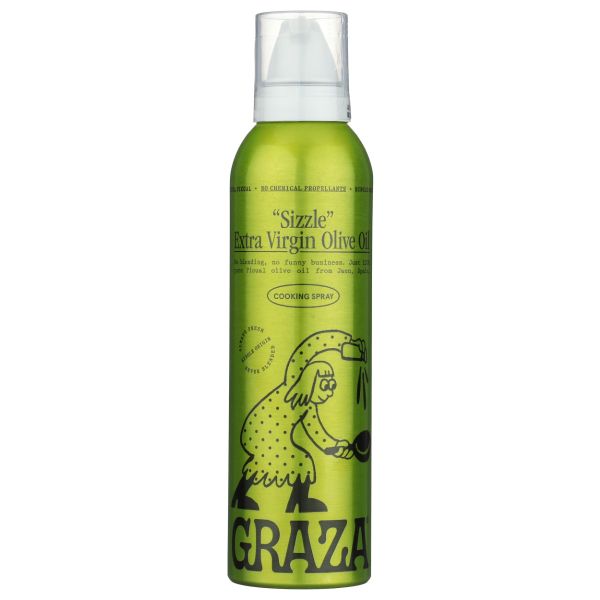 GRAZA: Sizzle Spray Extra Virgin Olive Oil, 5 oz