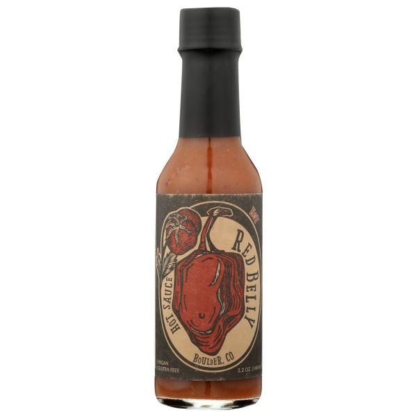 GREEN BELLY FOODS: Red Belly Hot Sauce, 5.2 oz