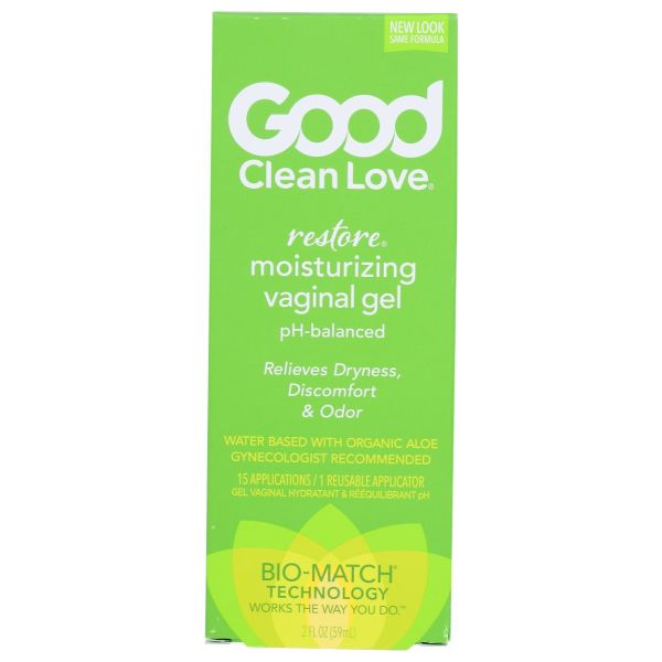GOOD CLEAN LOVE: Restore Moisturizing Vaginal Gel, 2 oz