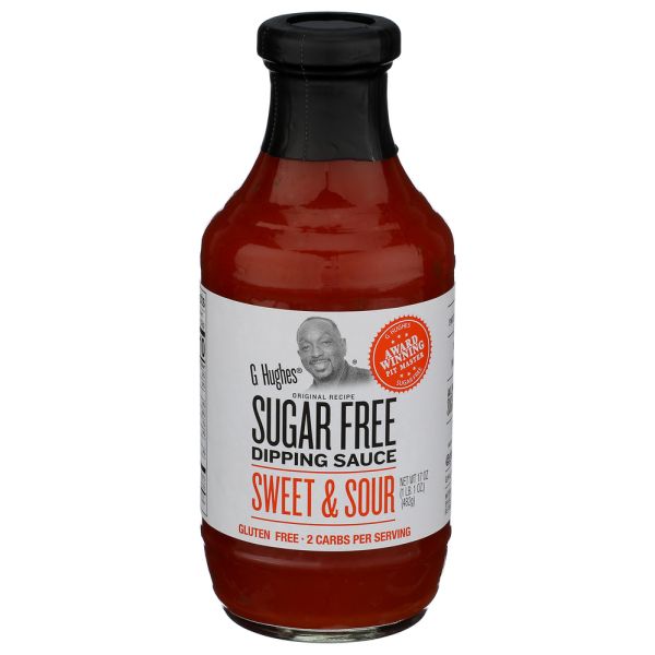 G HUGHES: Sugar Free Sweet and Sour Dipping Sauce, 17 oz