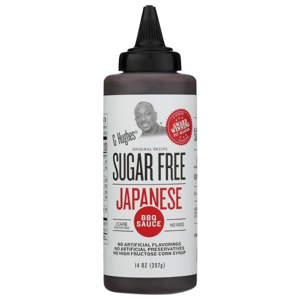 G HUGHES: Sugar Free Japanese Bbq Sauce, 14 oz