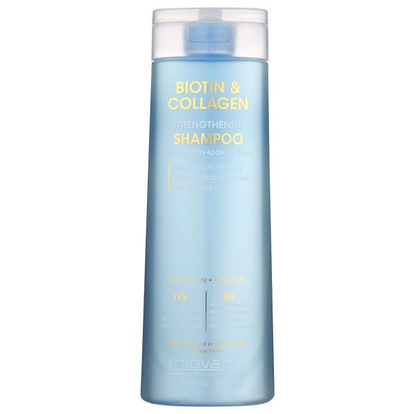 GIOVANNI COSMETICS: Biotin and Collagen Strengthening Shampoo, 13.5 fo