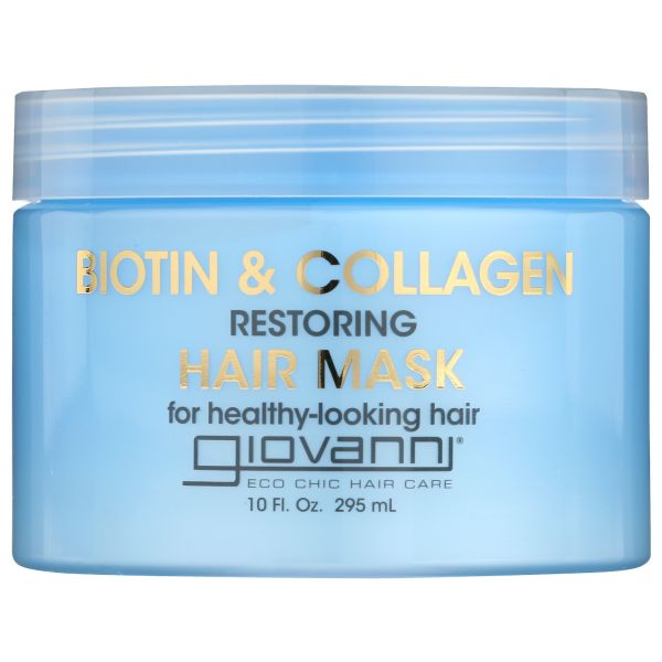 GIOVANNI COSMETICS: Biotin and Collagen Restoring Hair Mask, 10 fo