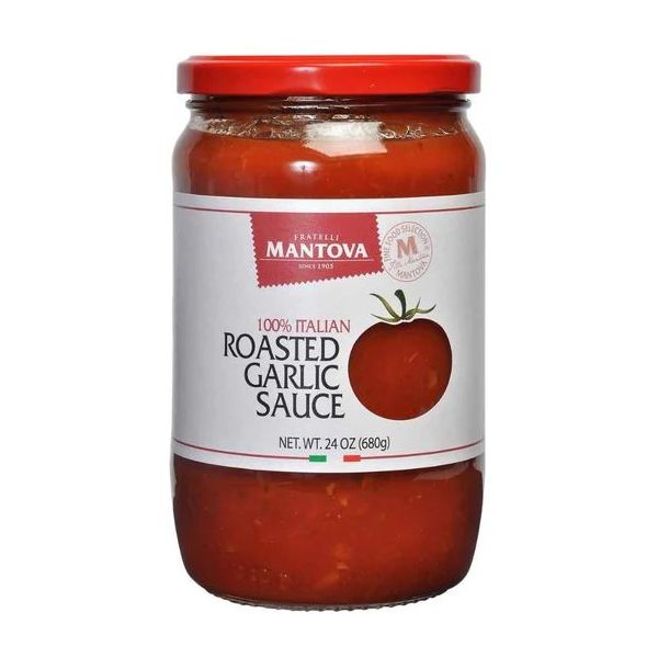 MANTOVA: Roasted Garlic Tomato Sauce, 24 oz