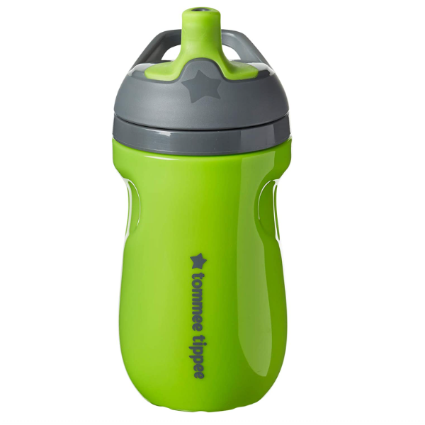 TOMMEE TIPPEE: Sportee Insulated Sports Bottle Green, 1 ea