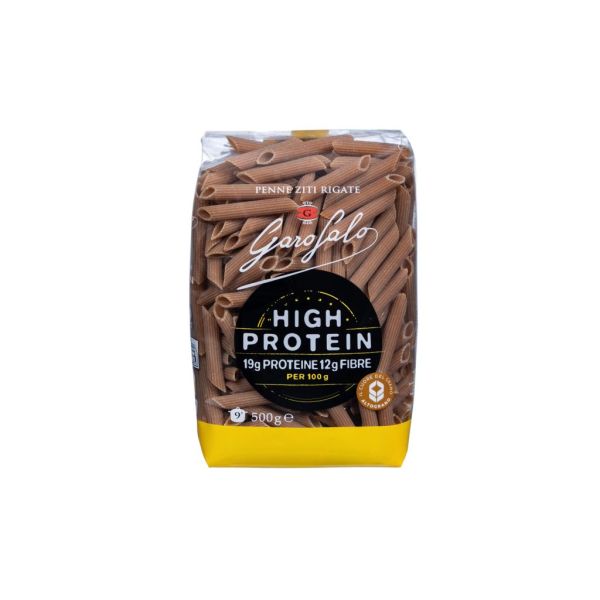 GAROFALO: High Protein Penne Ziti Rigate Pasta, 16 oz