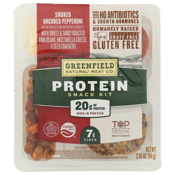 GREENFIELD: Pepperoni Protein Snack Kit, 3.2 oz