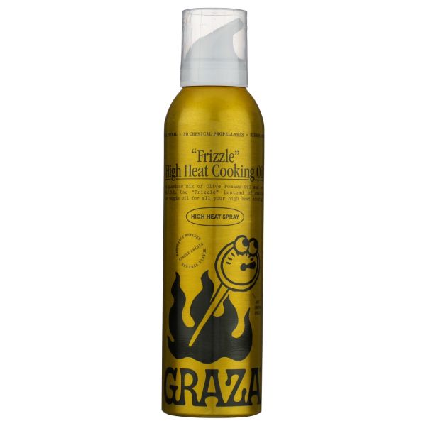 GRAZA: Frizzle Spray High Heat Cooking Oil, 5 oz