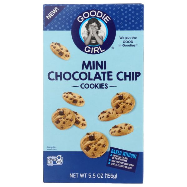 GOODIE GIRL: Mini Chocolate Chip Cookies, 5.5 oz