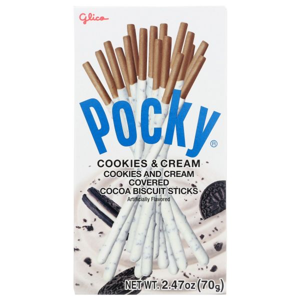 GLICO: Pocky Cookies and Cream, 2.47 oz