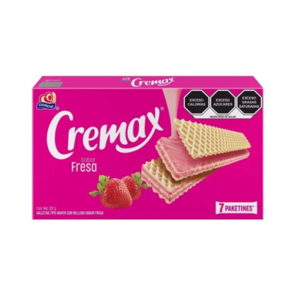 GAMESA: Cremax Strawberry Wafers, 10.8 oz