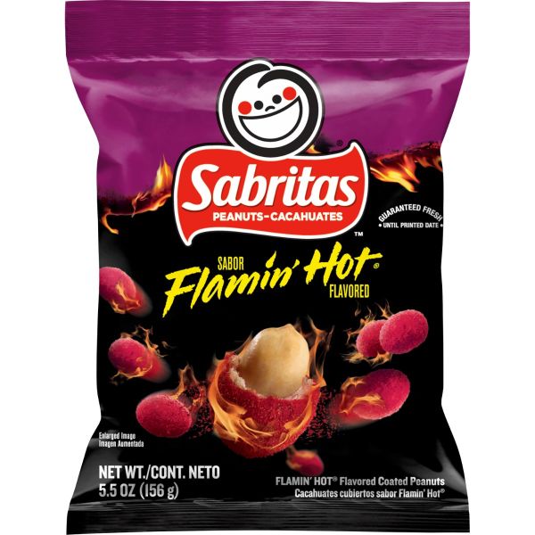 GAMESA: Sabritas Flamin Hot Peahuts, 5.5 oz