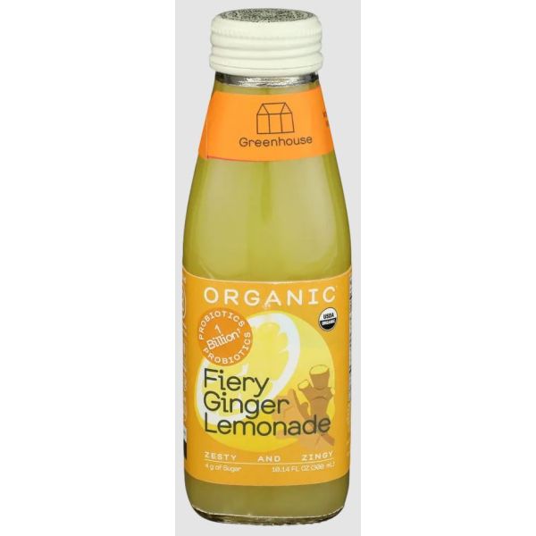 GREENHOUSE: Probiotic Fiery Ginger Lemonade, 10.14 fo