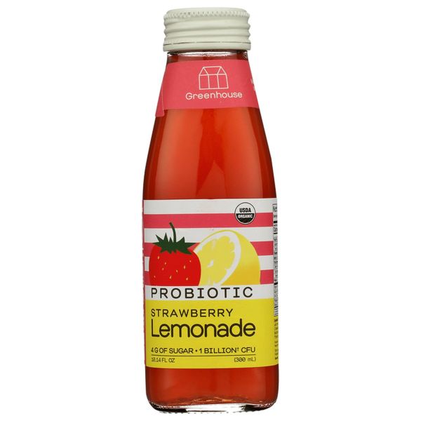 GREENHOUSE: Probiotic Strawberry Lemonade, 10.14 fo