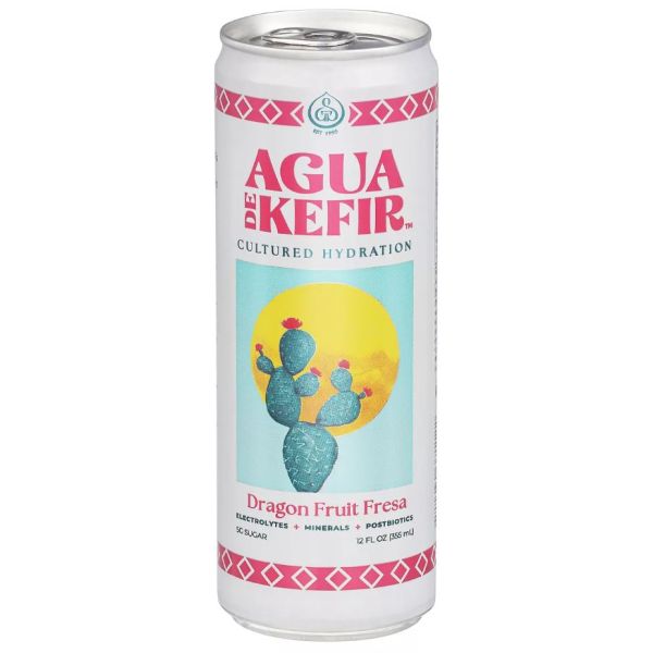 GTS AGUA DE KEFIR: Dragonfruit Fresa Kefir, 12 fo
