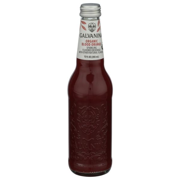 GALVANINA: Organic Sparkling Blood Orange, 12 fo