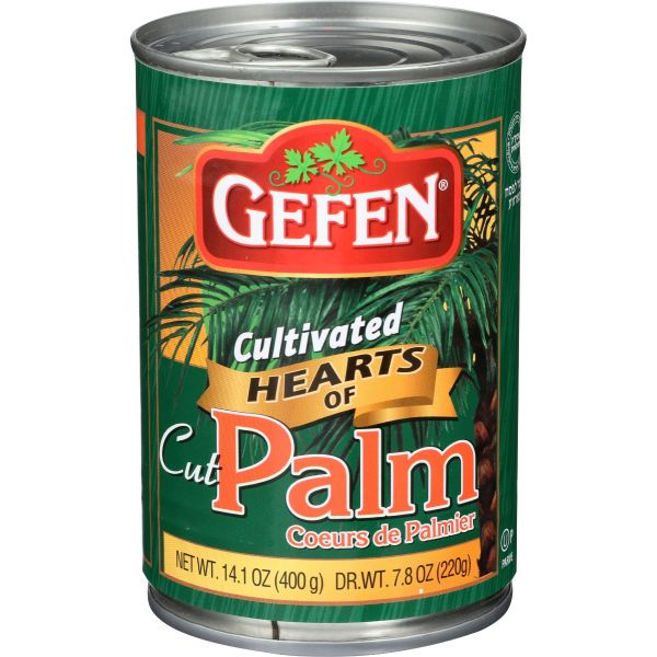 GEFEN: Salad Cut Hearts of Palm Can, 14.1 oz
