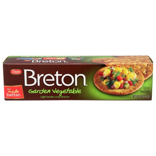 DARE: Breton Garden Vegetable Crackers, 8 oz