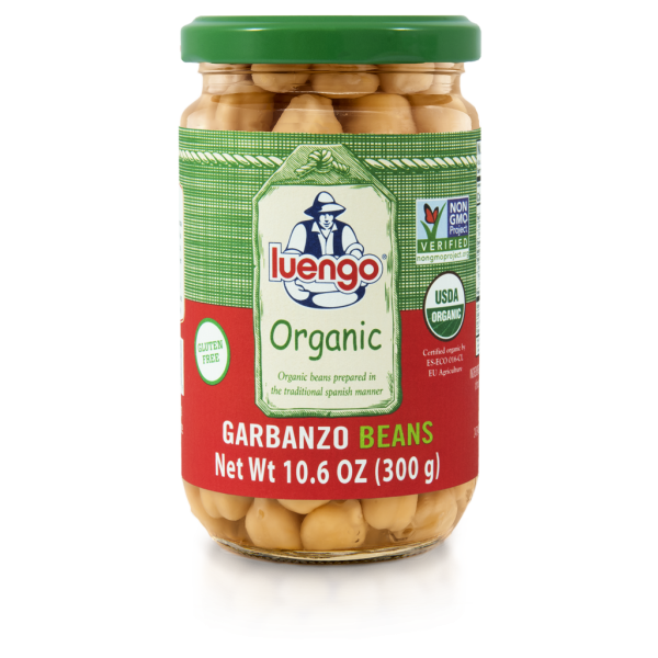 LUENGO: Garbanzo Organic Beans, 10.6 oz