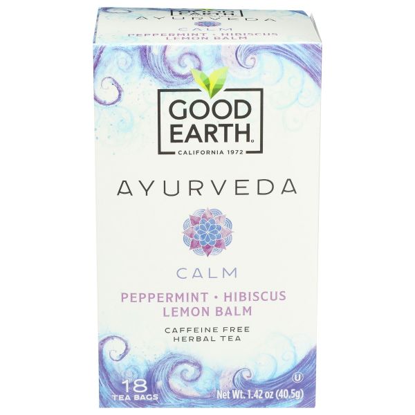 GOOD EARTH: Ayurveda Calm Tea, 18 bg