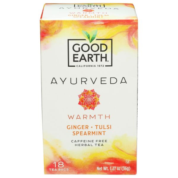 GOOD EARTH: Ayurveda Warmth Tea, 18 bg
