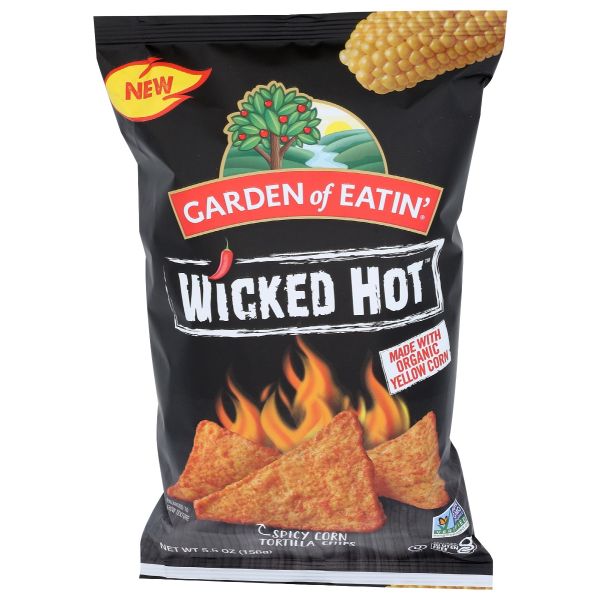 GARDEN OF EATIN: Wicked Hot Tortilla Chips, 5.5 oz