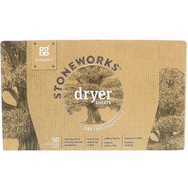 GRABGREEN: Dryer Sheets Oak Tree, 50 pk