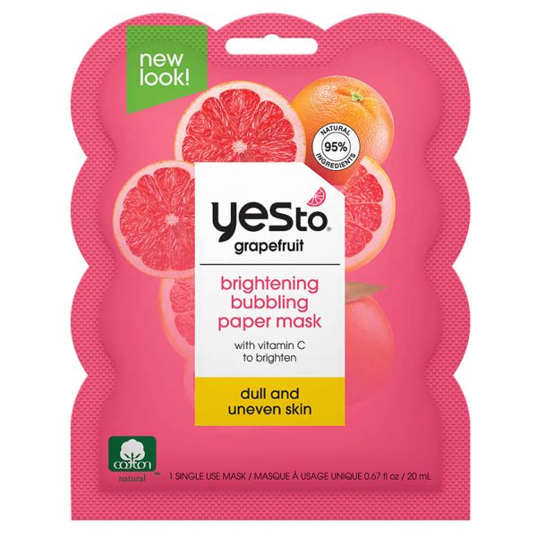 YES TO: Mask Paper Grapefruit, 0.67 fo