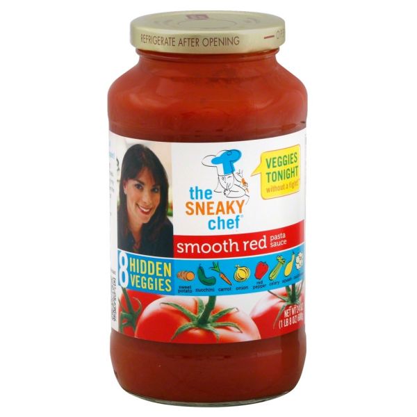 THE SNEAKY CHEF: Sauce Pasta Red Smooth, 24 oz