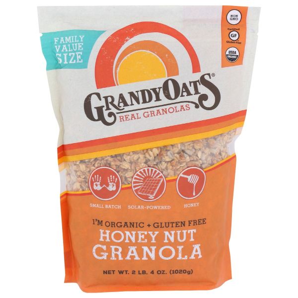GRANDY OATS: Honey Nut Granola Family Size, 36 oz