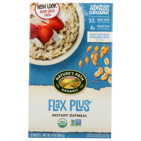 NATURES PATH: Flax Plus Oatmeal, 14 oz