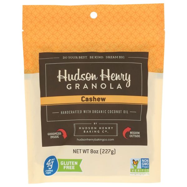 HUDSON HENRY GRANOLA: Cashew Granola, 8 oz