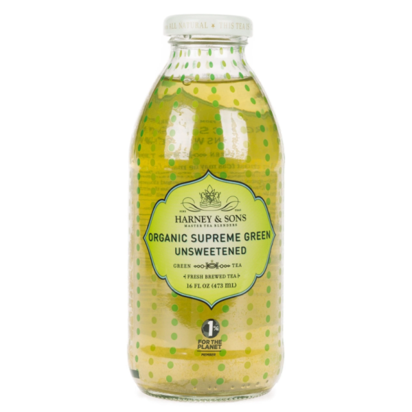 HARNEY & SONS: Organic Supreme Green Unsweetened Iced Tea, 16 fo