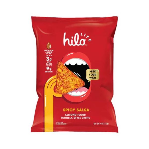 HILO LIFE SNACKS: Spicy Salsa Tortilla Chips, 4 oz