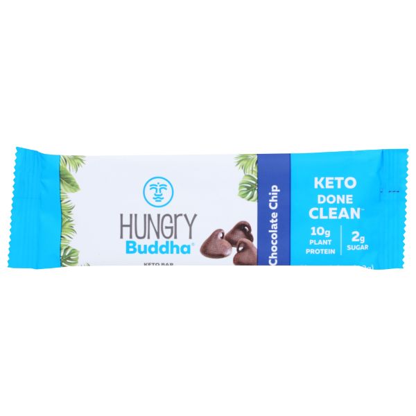 HUNGRY BUDDHA: Chocolate Chip Keto Bar, 1.4 oz