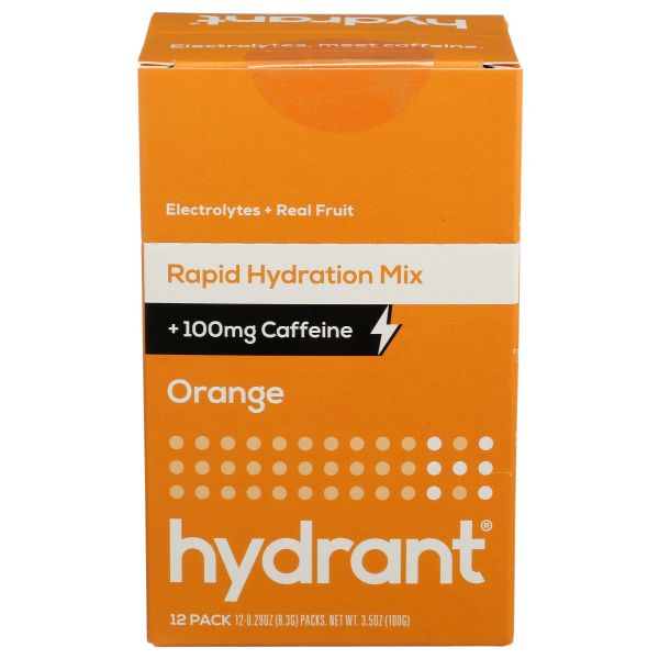 HYDRANT: Rapid Hydration Mix Orange, 12 ea