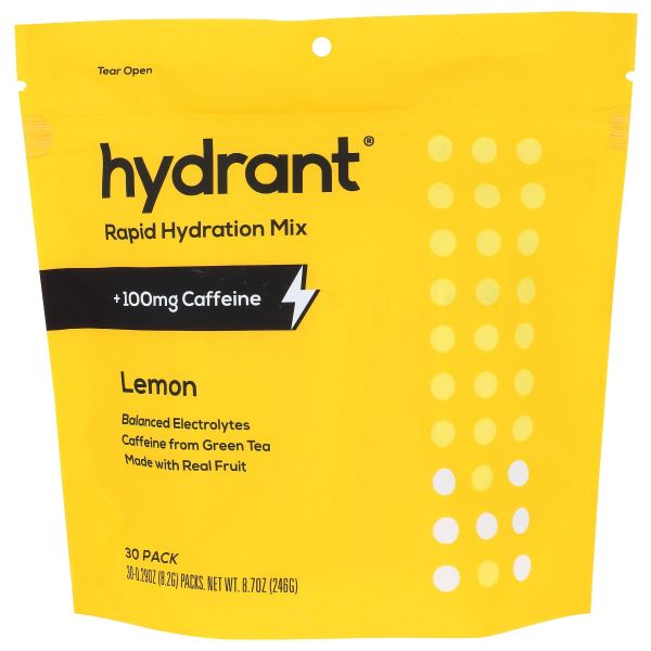 HYDRANT: Rapid Hydration Mix Lemon, 30 ea
