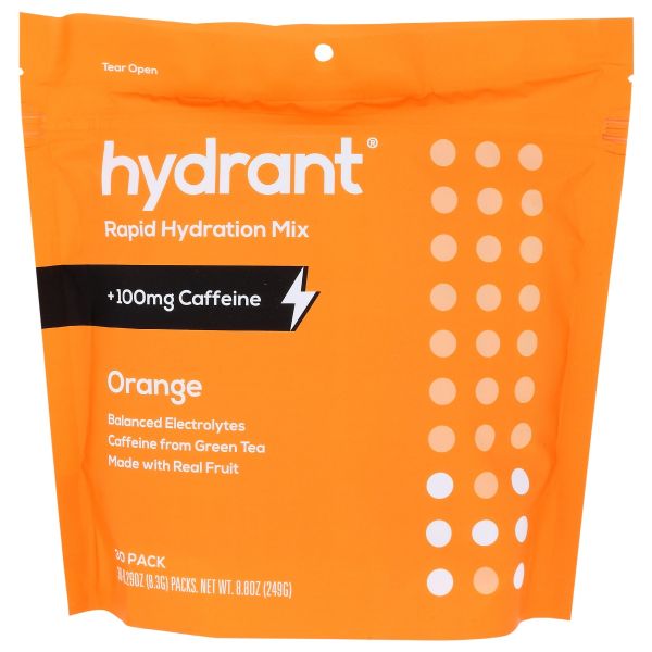 HYDRANT: Rapid Hydration Mix Orange, 30 ea