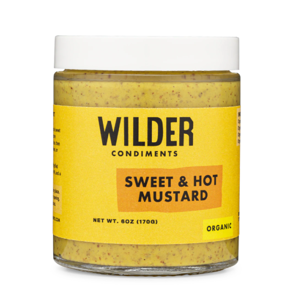 WILDER: Sweet and Hot Mustard, 6 oz