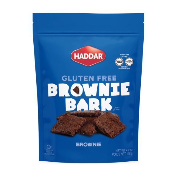 HADDAR: Gluten Free Brownie Bark Brittle, 4.2 oz