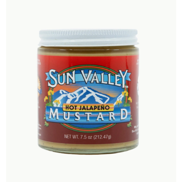 SUN VALLEY MUSTARD: Hot Jalapeno Mustard, 7.5 oz