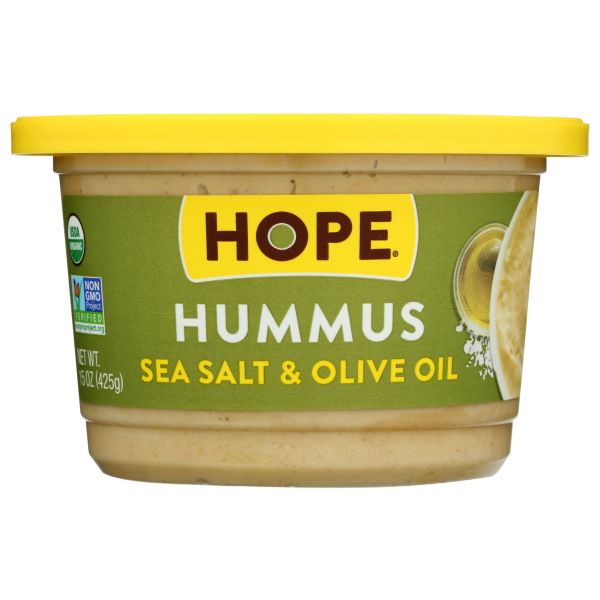 HOPE: Sea Salt Olive Hummus, 15 oz